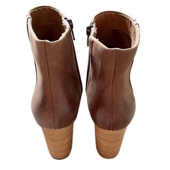 Vionic Kennedy Brown Dark Leather Heeled Ankle Booties, Women’s Size 11 - Picture 11 of 16